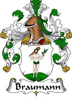 Braumann coat of arms family crest download