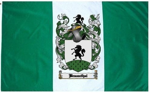 Braumthal family crest coat of arms flag