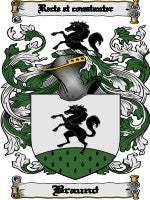 Braund coat of arms family crest download