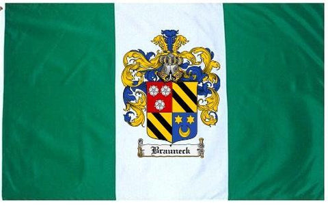 Brauneck family crest coat of arms flag