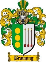 Brauning coat of arms family crest download
