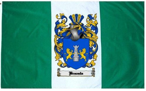 Bravata family crest coat of arms flag
