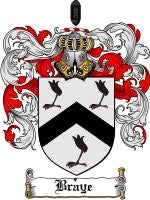 Braye coat of arms family crest download