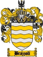 Brazzoli coat of arms family crest download