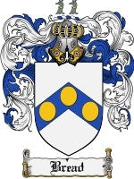 Bread family crest coat of arms emailed to you within 24 hours – Family ...