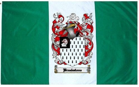 Breakstone family crest coat of arms flag