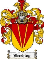 Breching coat of arms family crest download