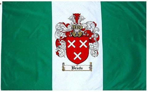 Breda family crest coat of arms flag