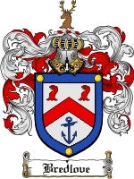 Bredlove coat of arms family crest download