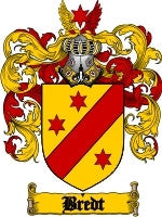 Bredt coat of arms family crest download