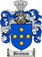 Breeman coat of arms family crest download