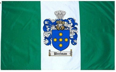 Breeman family crest coat of arms flag