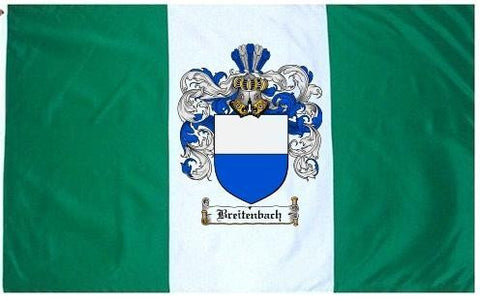 Breitenbach family crest coat of arms flag