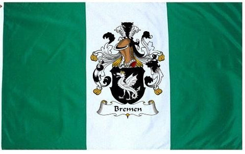 Bremen family crest coat of arms flag