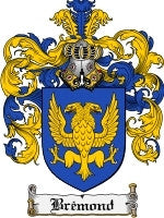 Bremond coat of arms family crest download