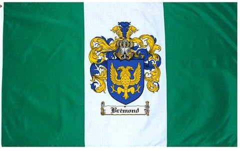 Bremond family crest coat of arms flag