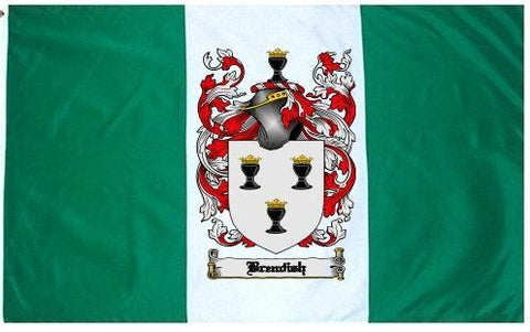 Brendish family crest coat of arms flag