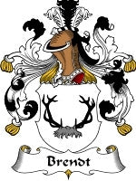 Brendt coat of arms family crest download