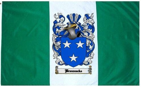 Brennecke family crest coat of arms flag