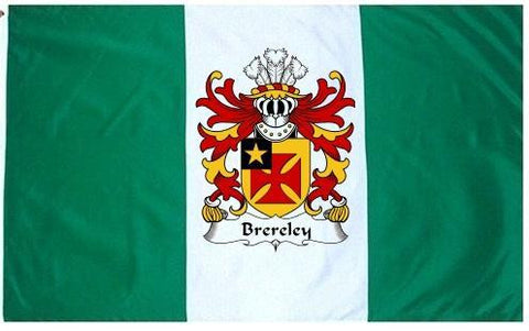 Brereley family crest coat of arms flag