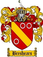 Breshears coat of arms family crest download