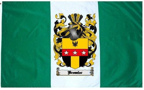 Bressler family crest coat of arms flag