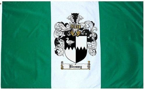 Bressy family crest coat of arms flag