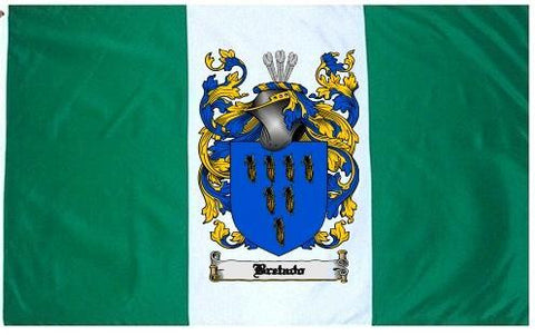 Bretado family crest coat of arms flag