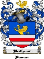 Brethauer coat of arms family crest download
