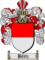 Bretz coat of arms family crest download