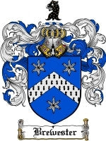 Brewester coat of arms family crest download