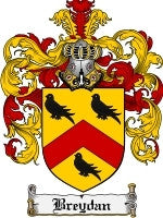 Breydan coat of arms family crest download