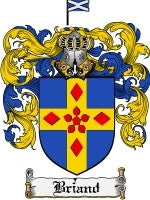 Briand coat of arms family crest download