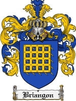 Briangon coat of arms family crest download