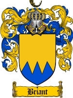 Briant coat of arms family crest download