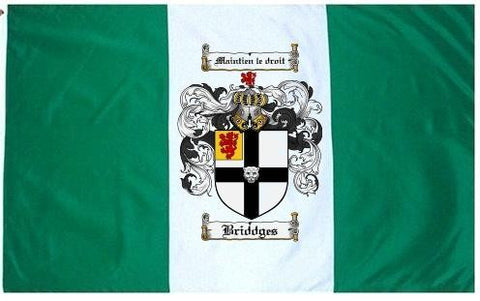 Briddges family crest coat of arms flag