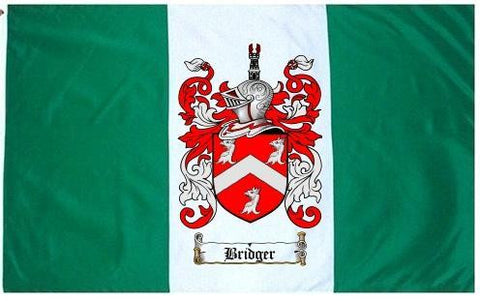 Bridger family crest coat of arms flag