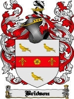 Bridson coat of arms family crest download