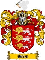 Brien coat of arms family crest download