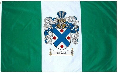 Brient family crest coat of arms flag