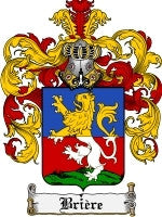 Briere coat of arms family crest download