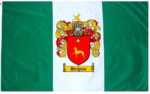 Brignac family crest coat of arms flag