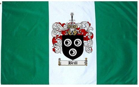 Brill family crest coat of arms flag