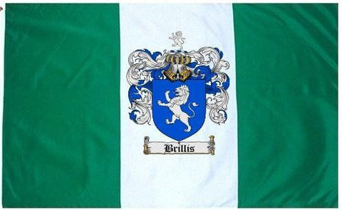 Brillis family crest coat of arms flag