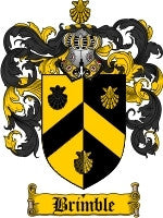 Brimble coat of arms family crest download