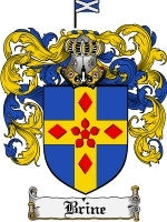 Brine coat of arms family crest download