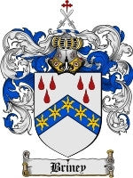 Briney coat of arms family crest download