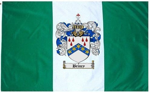 Briney family crest coat of arms flag