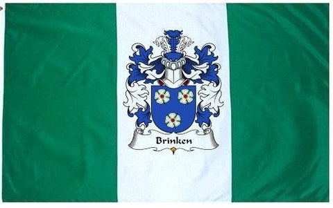 Brinken family crest coat of arms flag