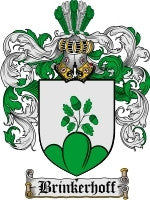 Brinkerhoff coat of arms family crest download